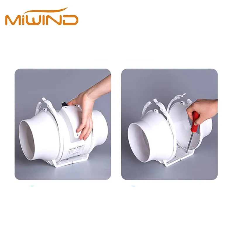 MiWind duct fan impeller detail for airflow terms